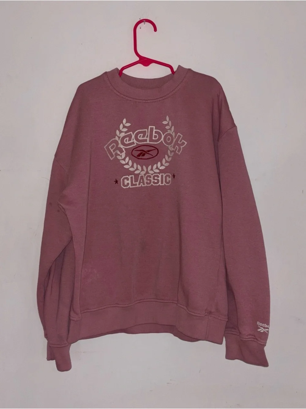 Vintage Reebok Classic Sweatshirt Distressed Girls XL 14/16